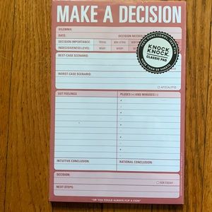 Notepad-Make a decision prompts